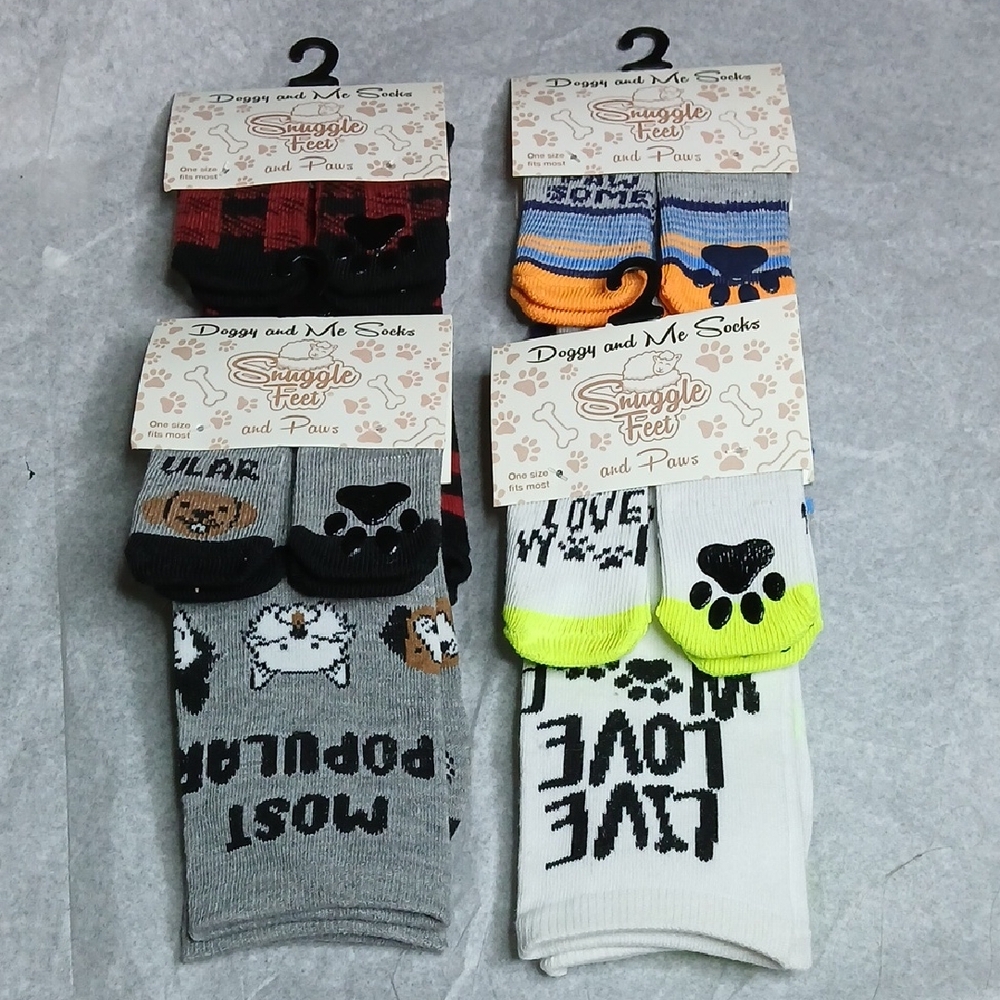 Doggy And Me Socks Set - Choose 1